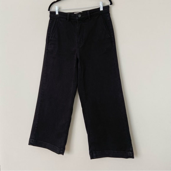 Everlane The Wide Leg Cropped Pant sz 8 - Picture 4 of 13